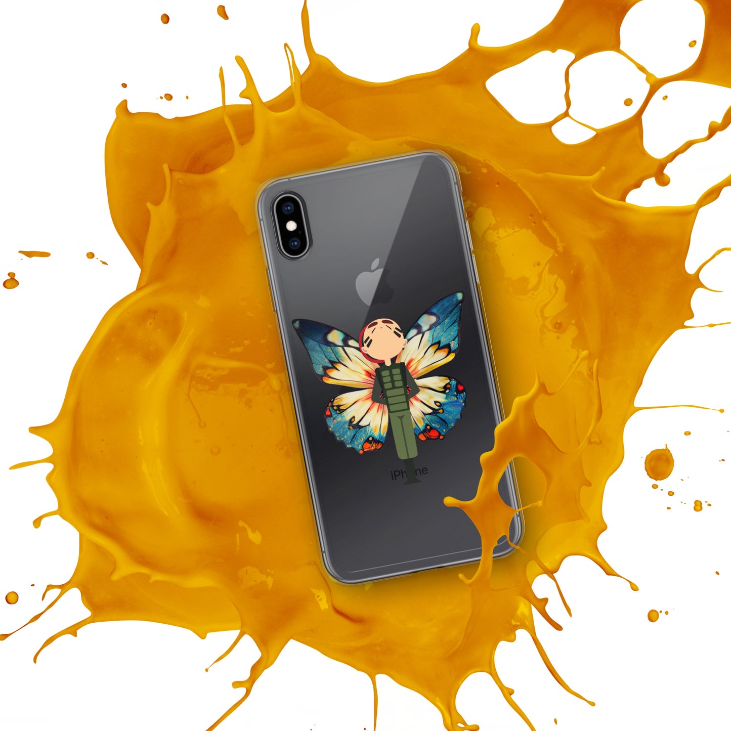 Soldier With Wings Clear Case for iPhone®