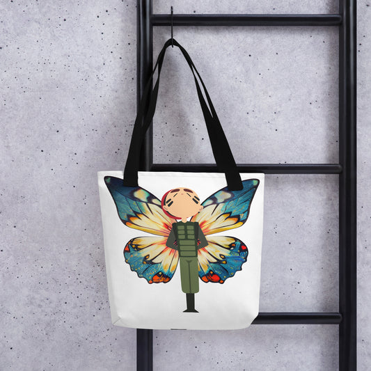 Butterfly Soldier Tote bag