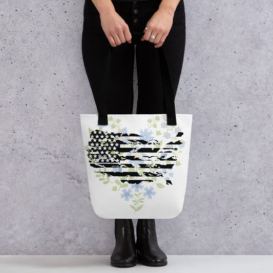 Heart Flag Tote bag