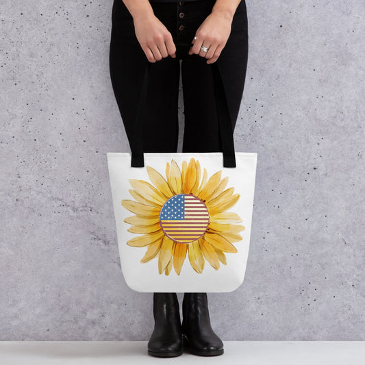 Sunflower Flag Tote bag