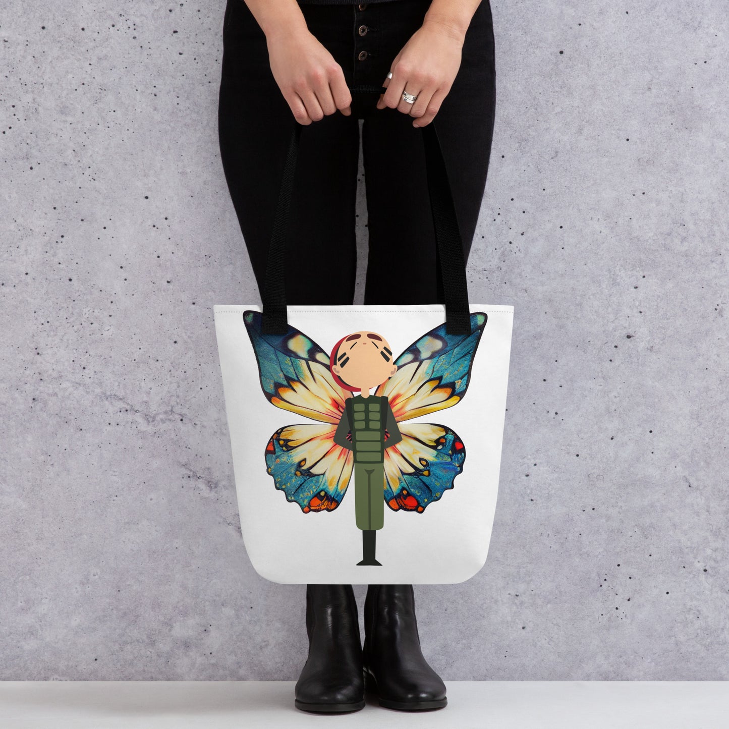 Military Butterfly Tote bag