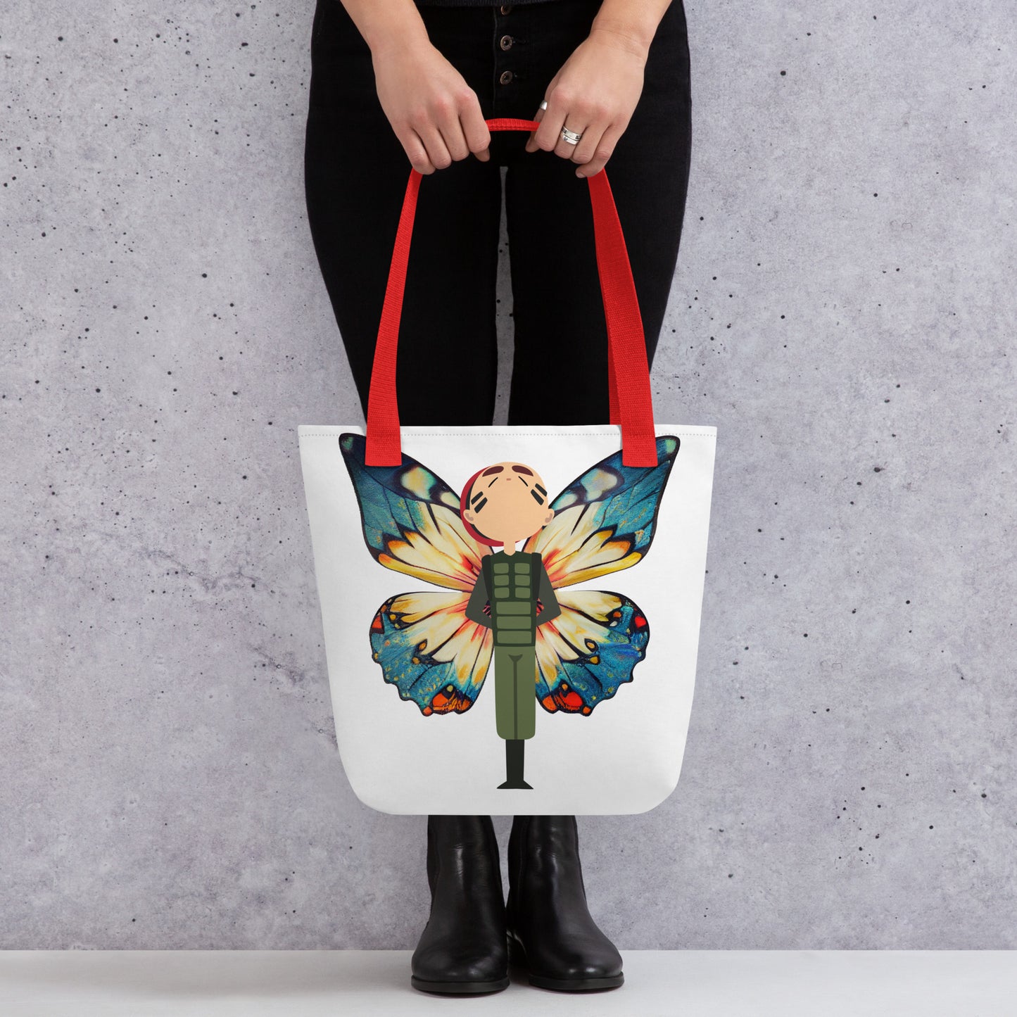 Military Butterfly Tote bag