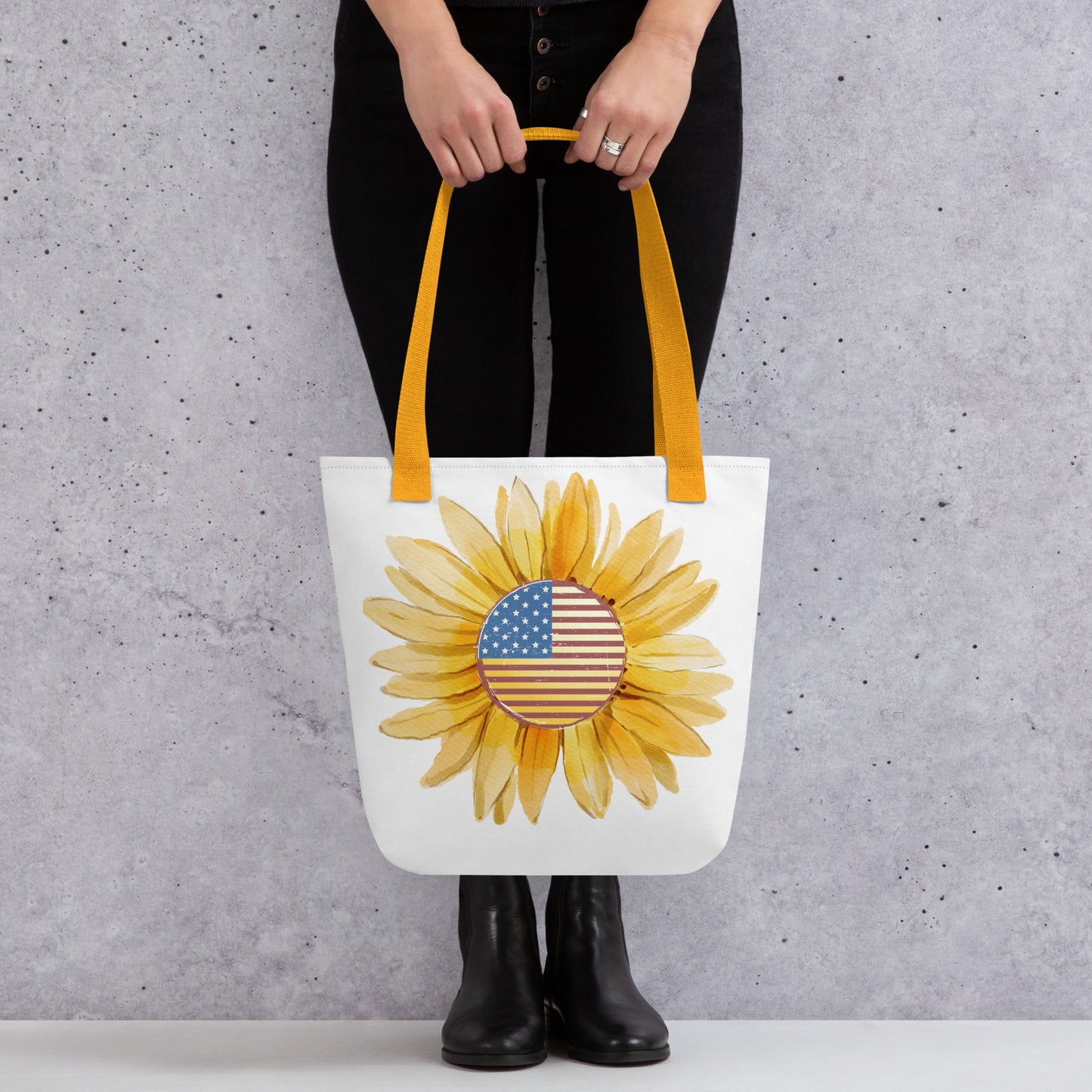 Sunflower Flag Tote bag