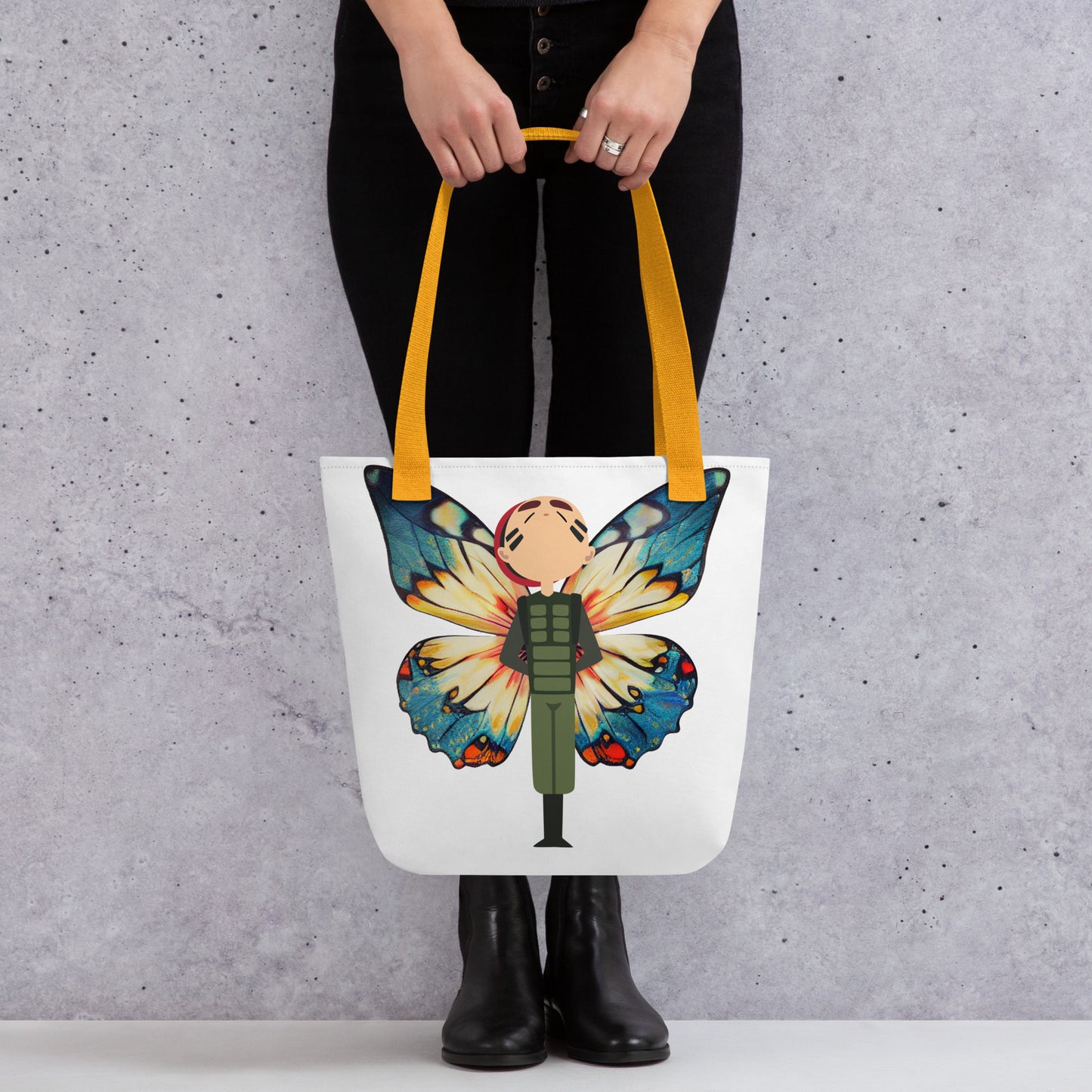 Military Butterfly Tote bag