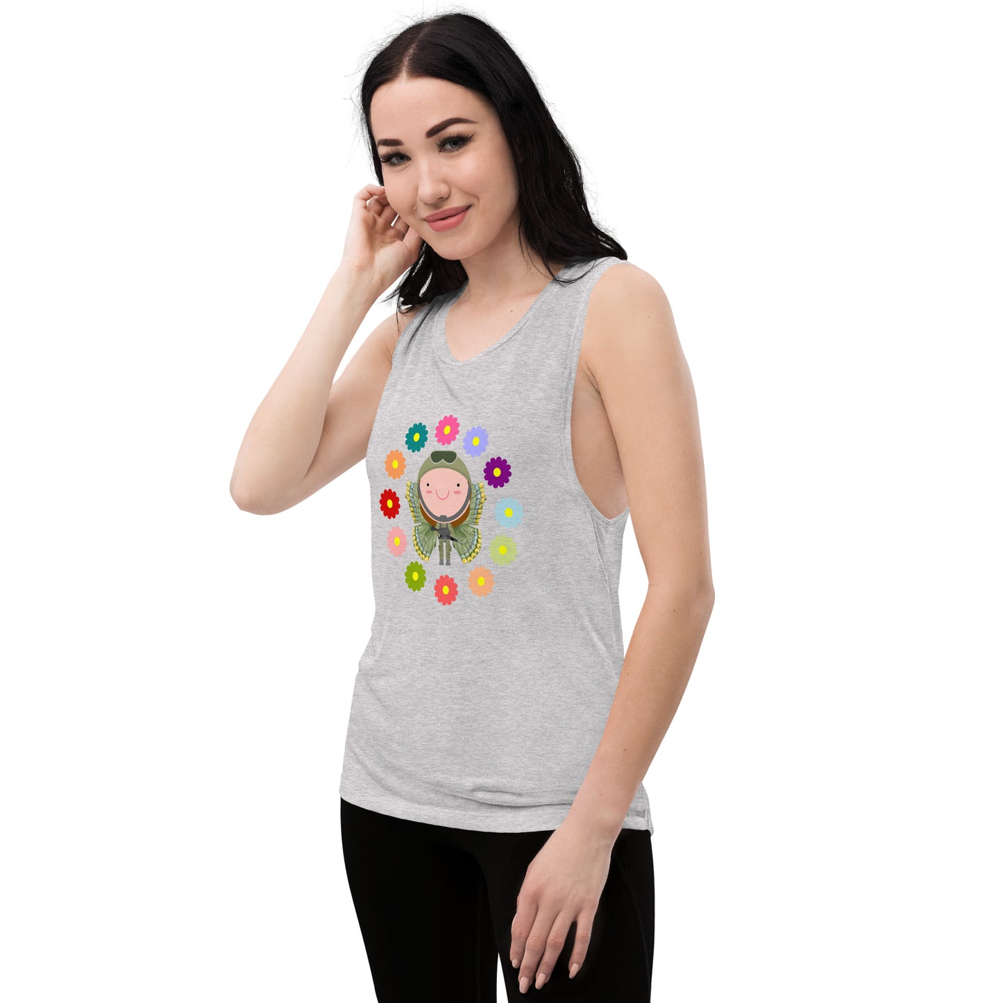 Dots Soldier Ladies’ Muscle Tank