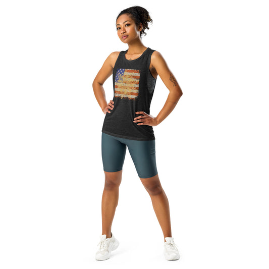 Mandala Flag Ladies’ Muscle Tank