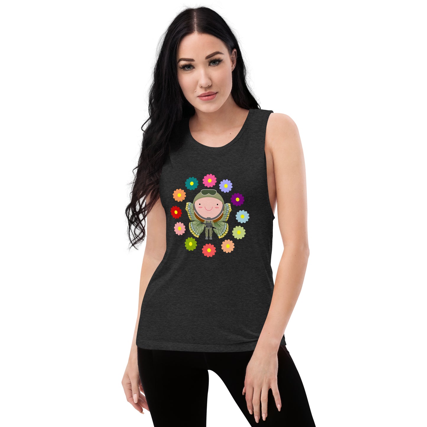 Dots Soldier Ladies’ Muscle Tank