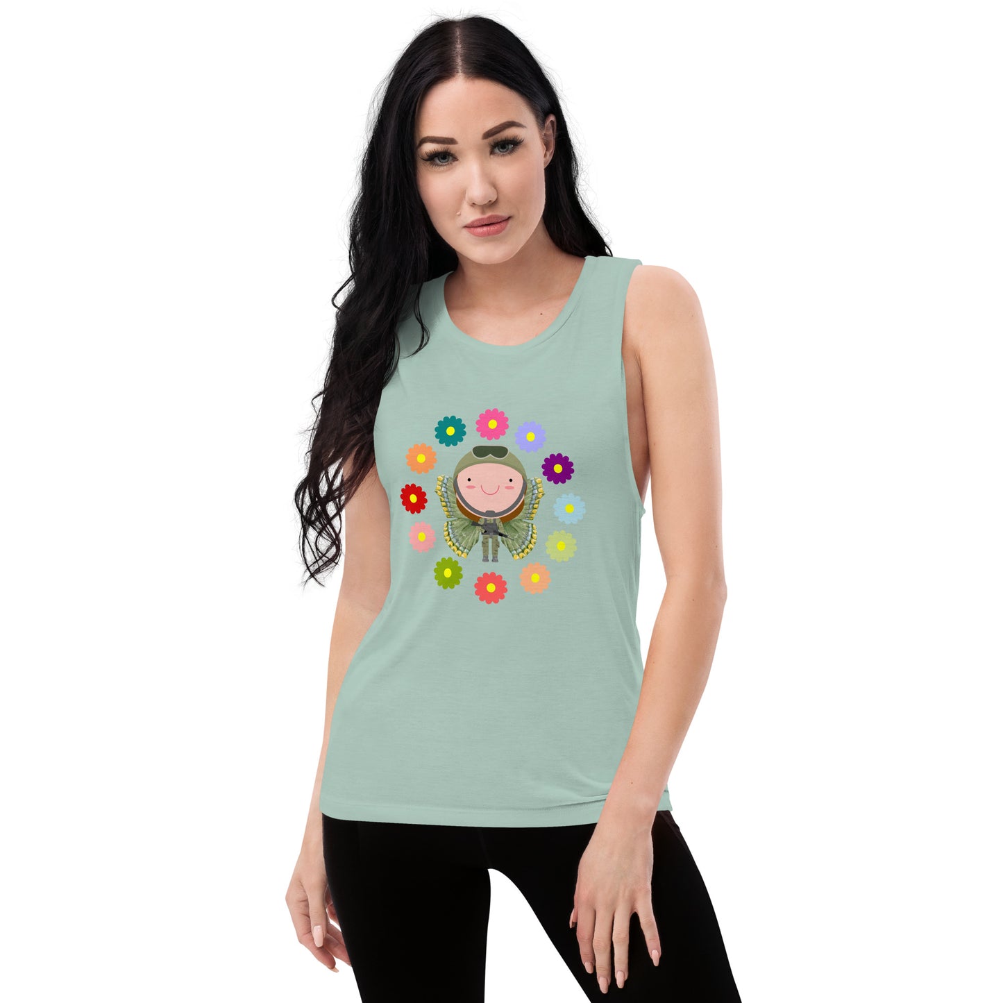 Dots Soldier Ladies’ Muscle Tank