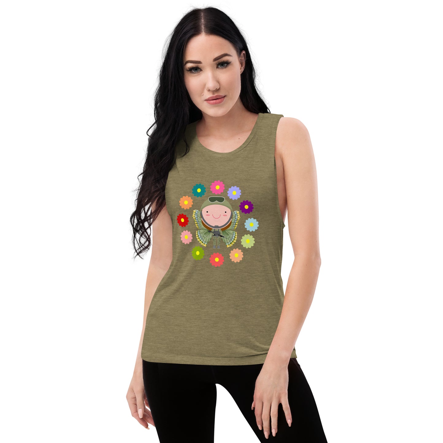 Dots Soldier Ladies’ Muscle Tank