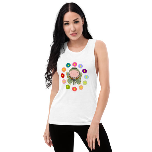 Dots Soldier Ladies’ Muscle Tank