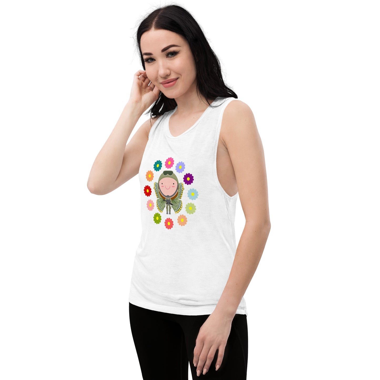 Dots Soldier Ladies’ Muscle Tank