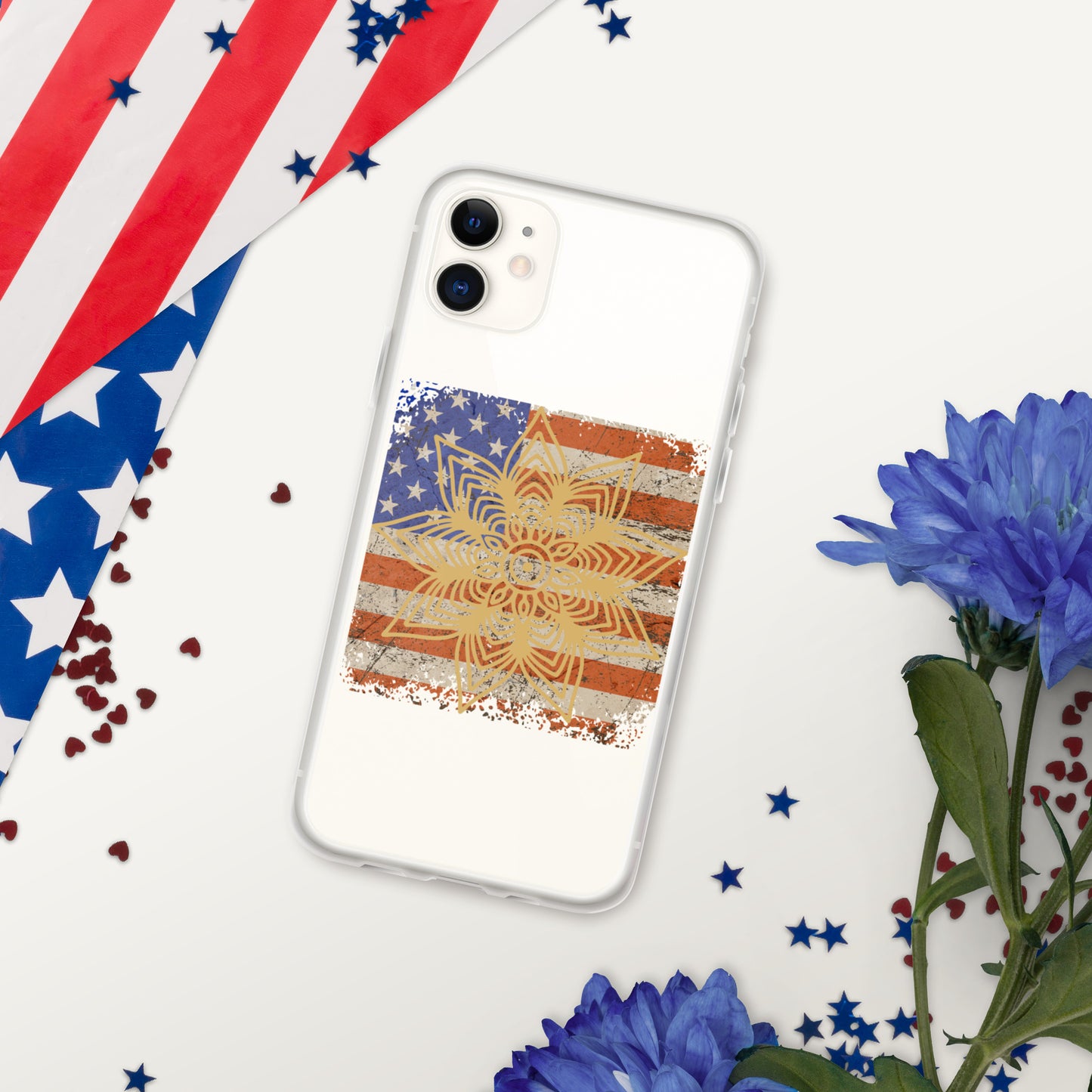 Flag MandalaClear Case for iPhone®