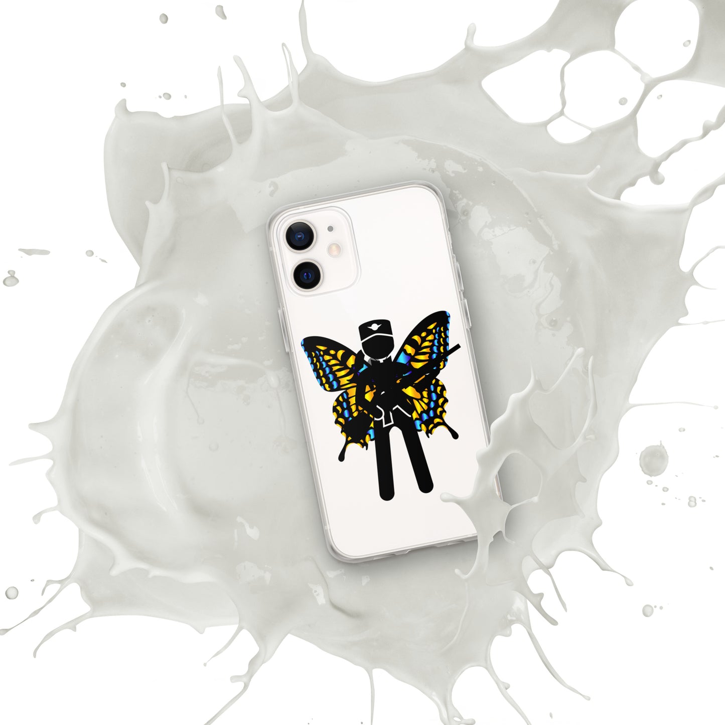 Soldier With Wings and Gun Clear Case for iPhone®