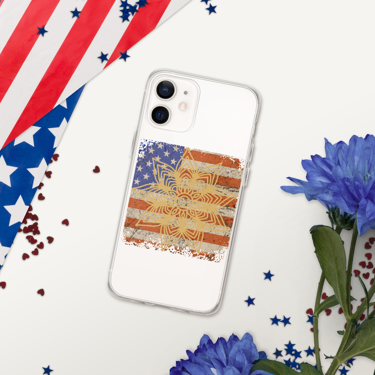 Flag MandalaClear Case for iPhone®