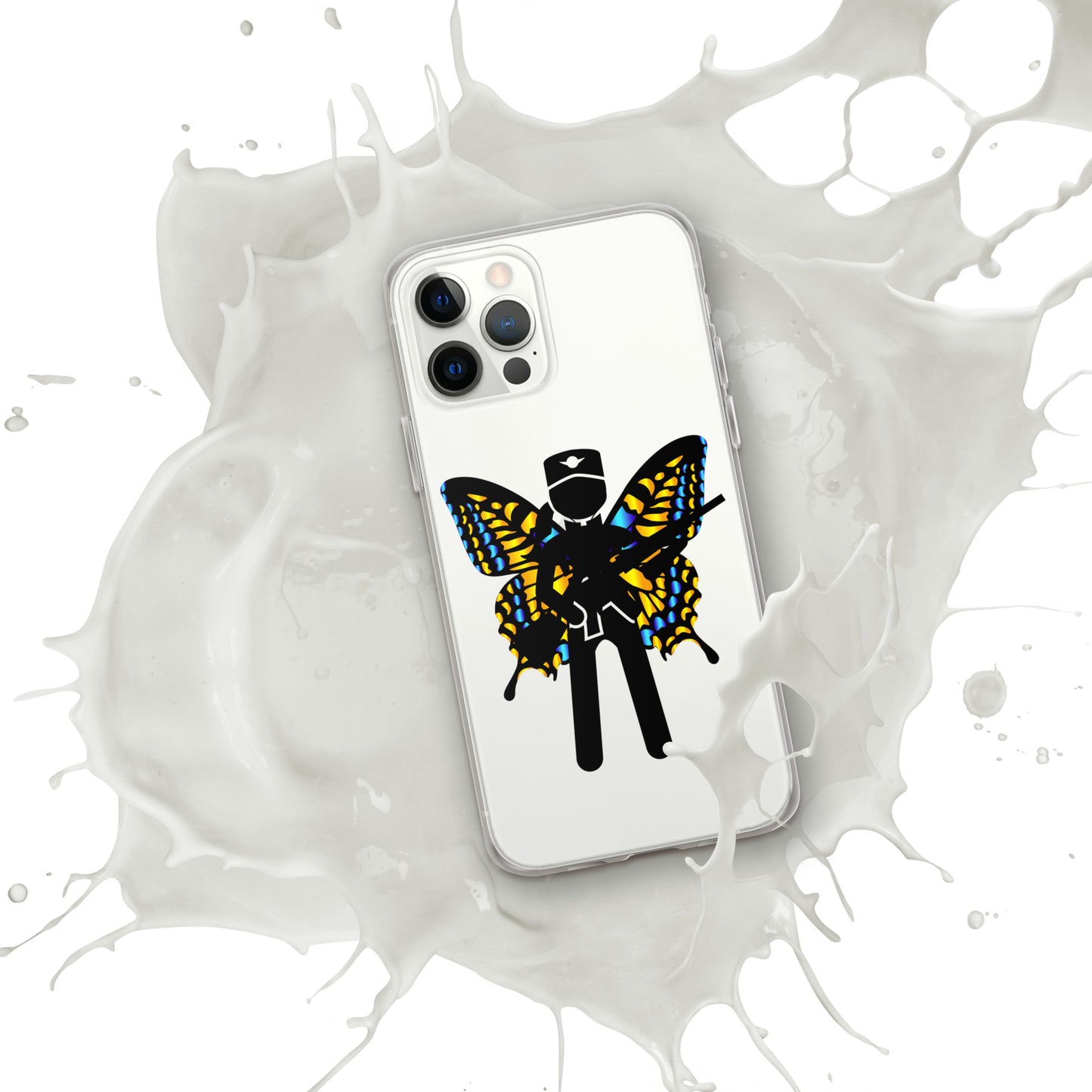 Soldier With Wings and Gun Clear Case for iPhone®