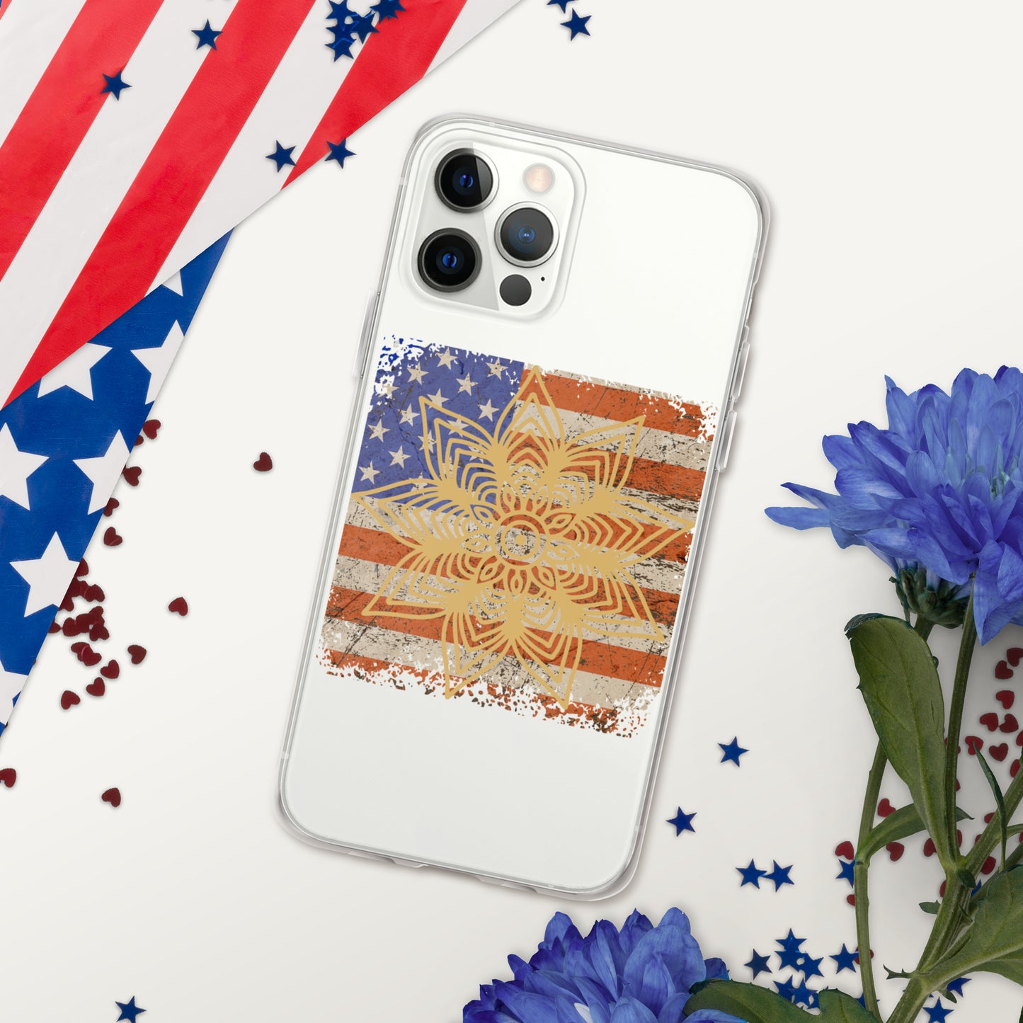 Flag MandalaClear Case for iPhone®