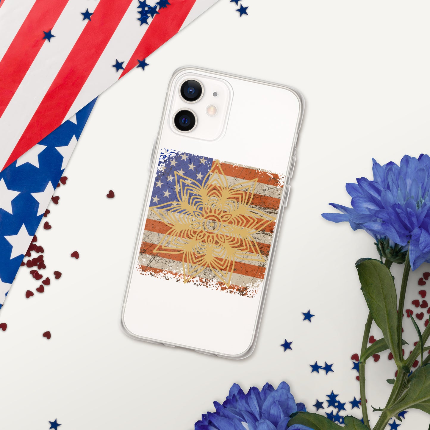 Flag MandalaClear Case for iPhone®