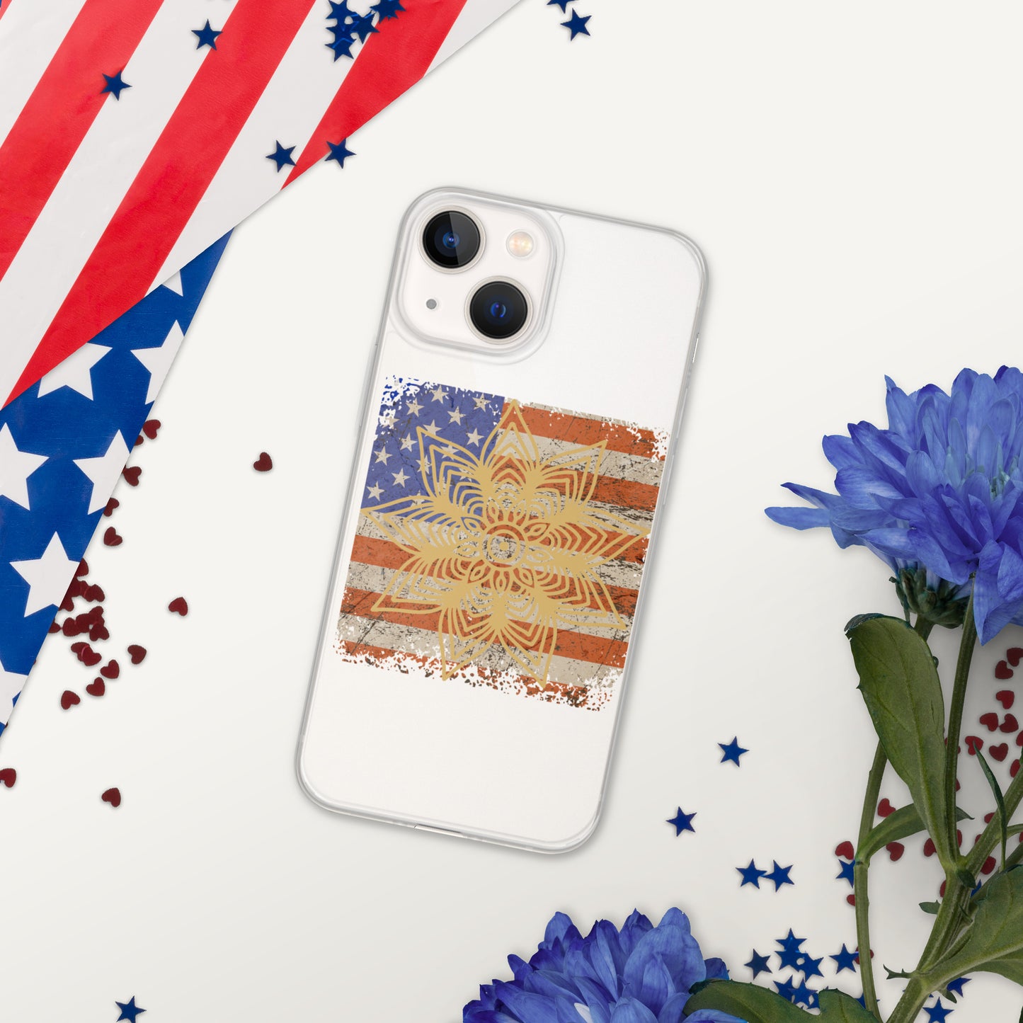 Flag MandalaClear Case for iPhone®