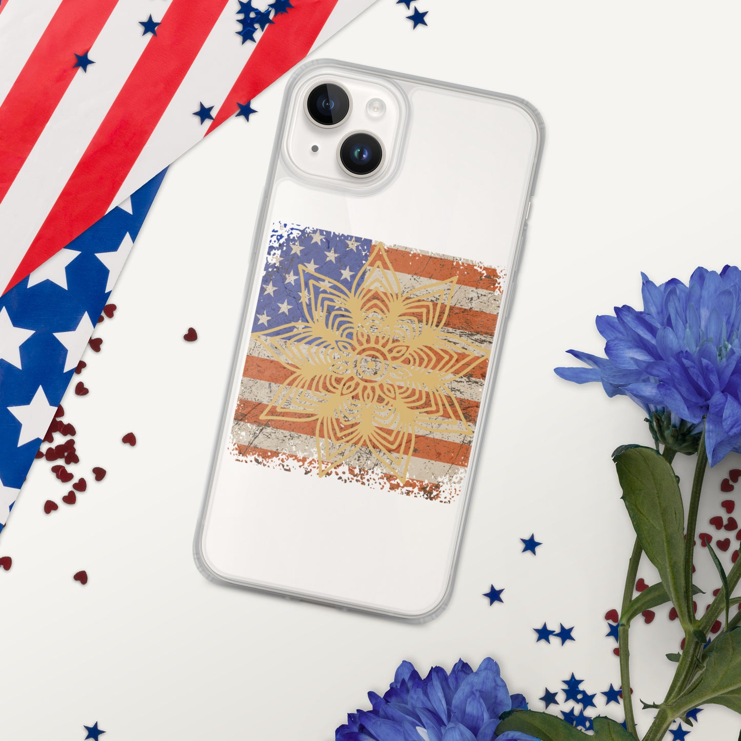 Flag MandalaClear Case for iPhone®