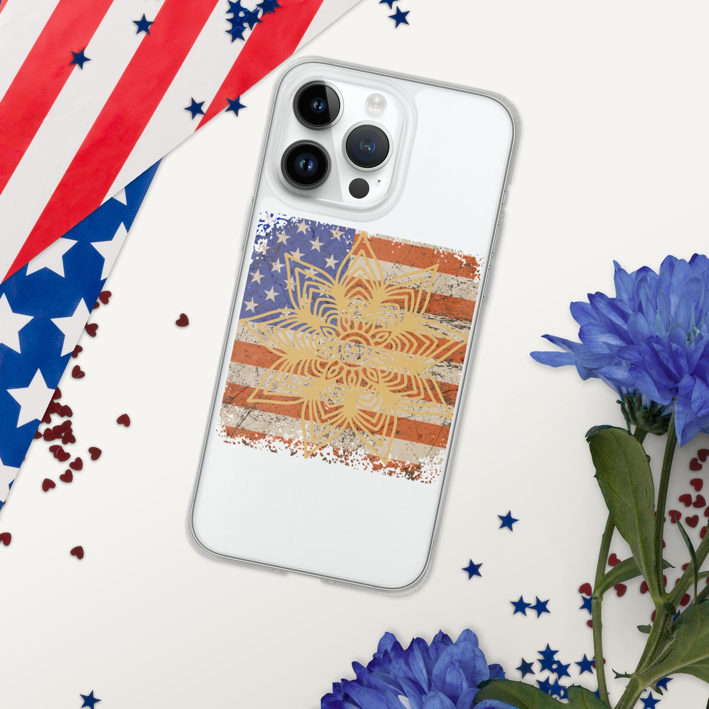 Flag MandalaClear Case for iPhone®