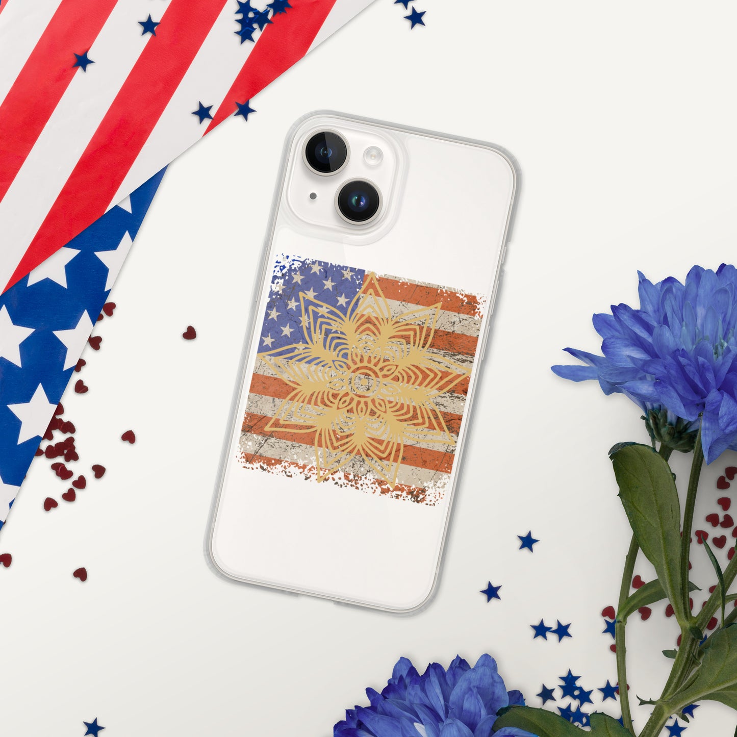 Flag MandalaClear Case for iPhone®