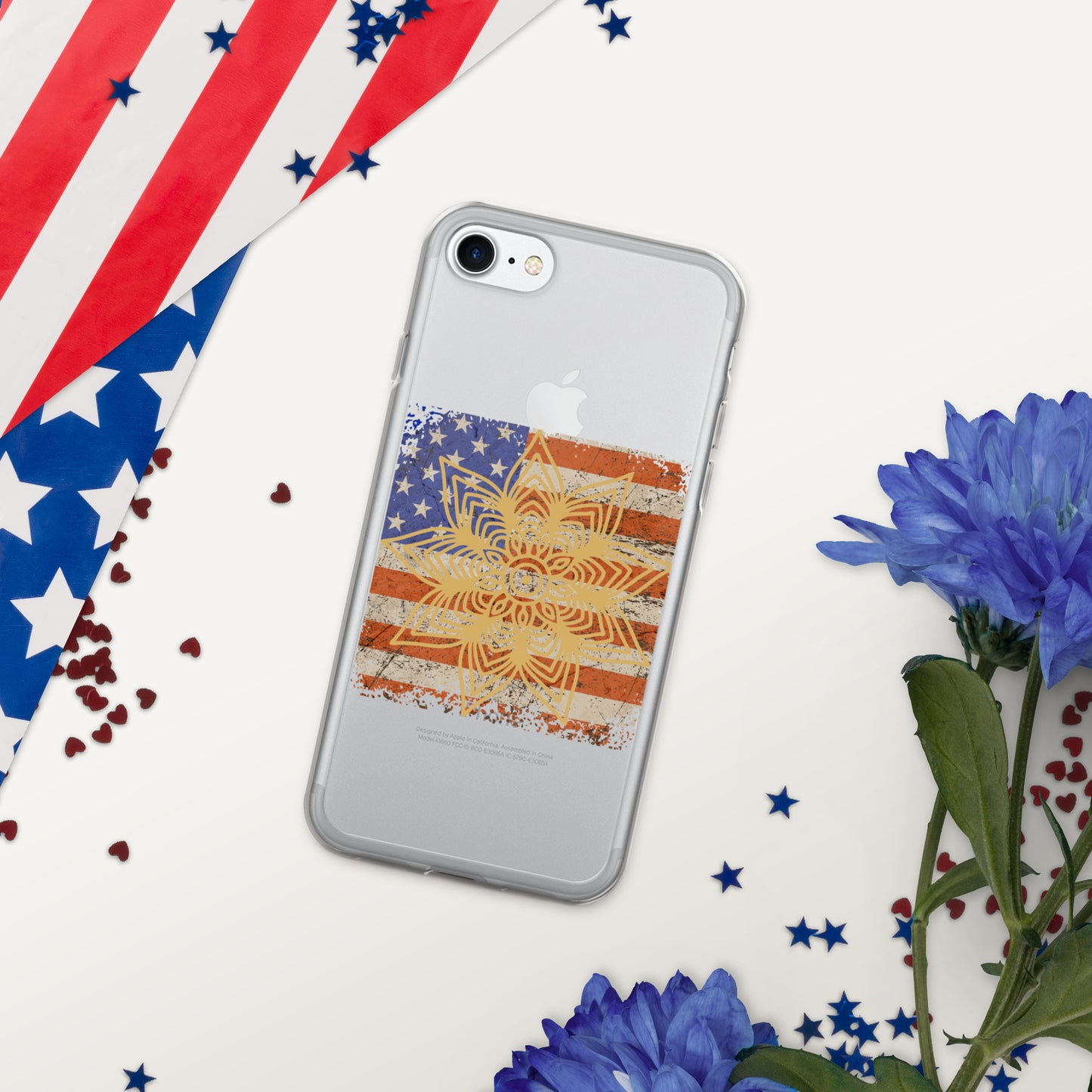 Flag MandalaClear Case for iPhone®