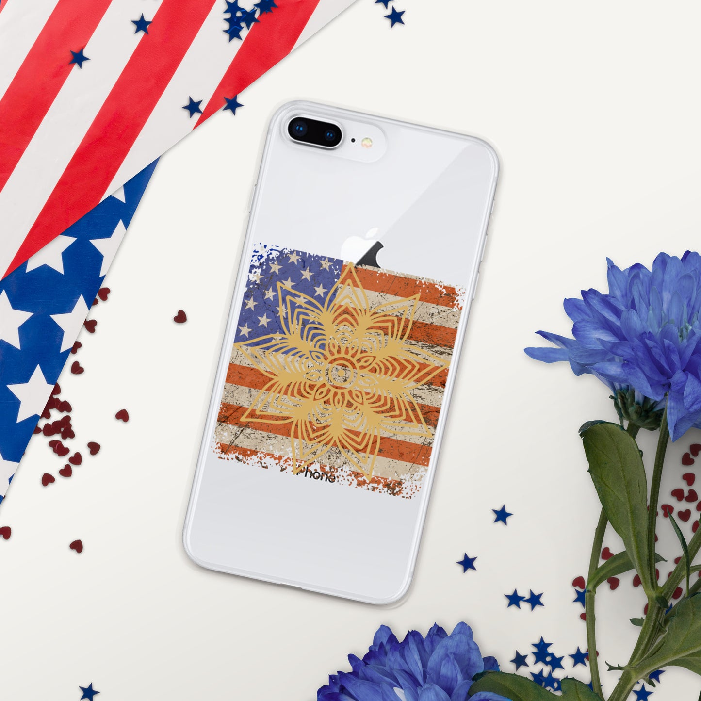 Flag MandalaClear Case for iPhone®