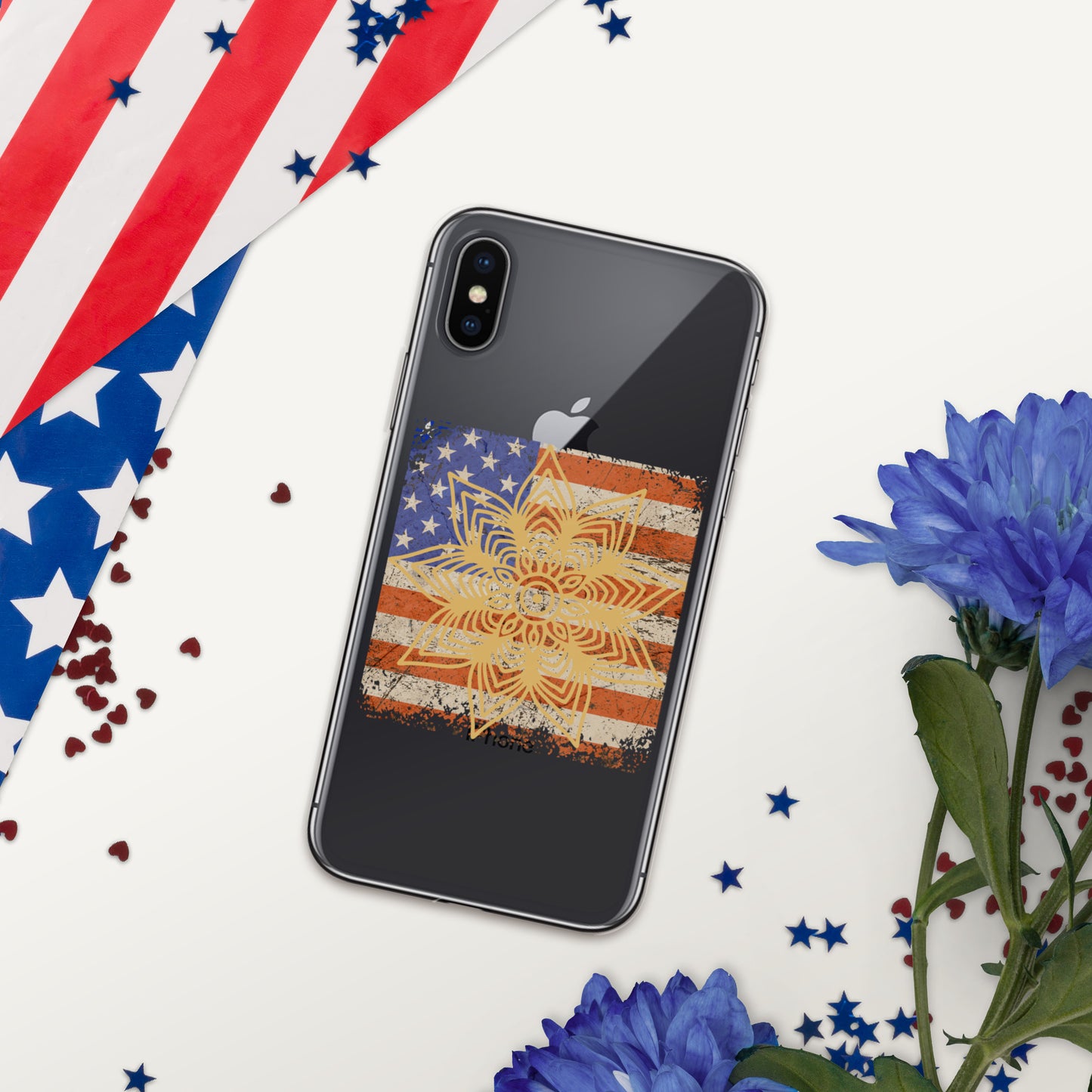 Flag MandalaClear Case for iPhone®