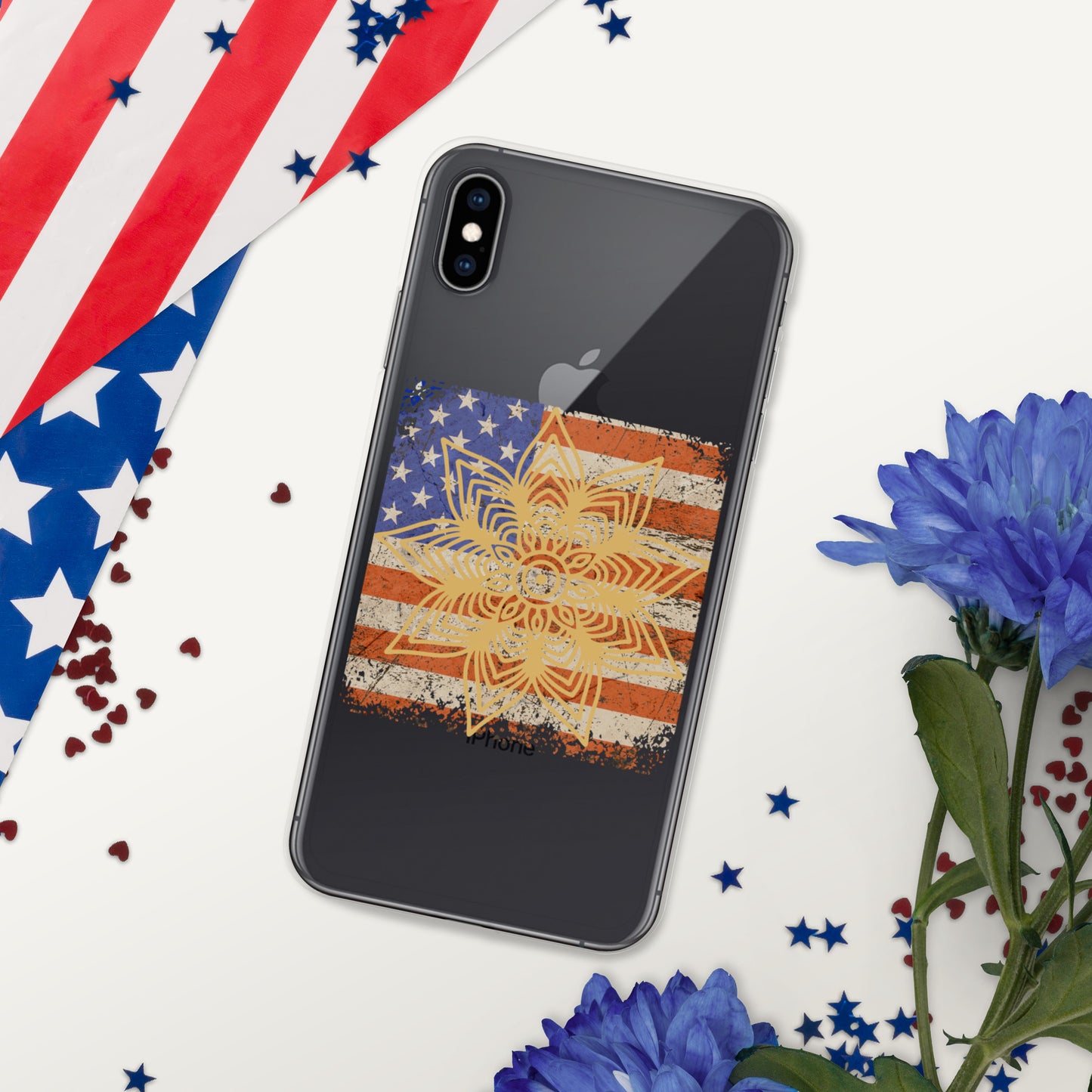 Flag MandalaClear Case for iPhone®